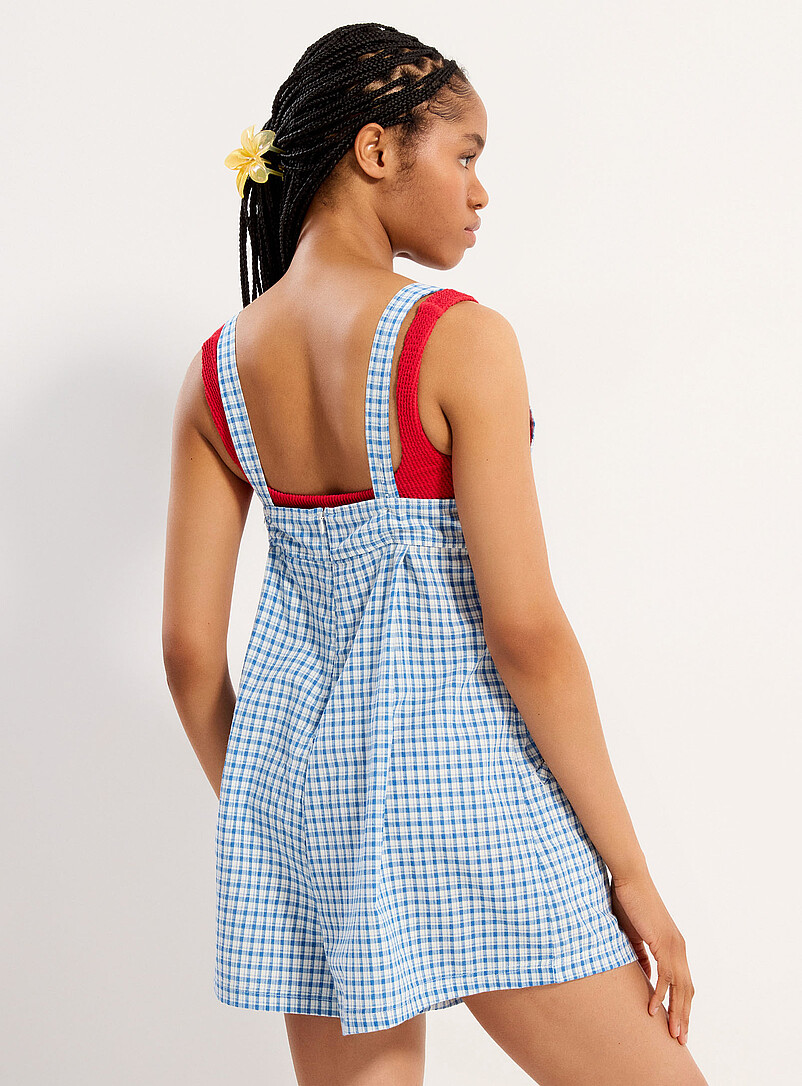 Lola light check overalls product image 3