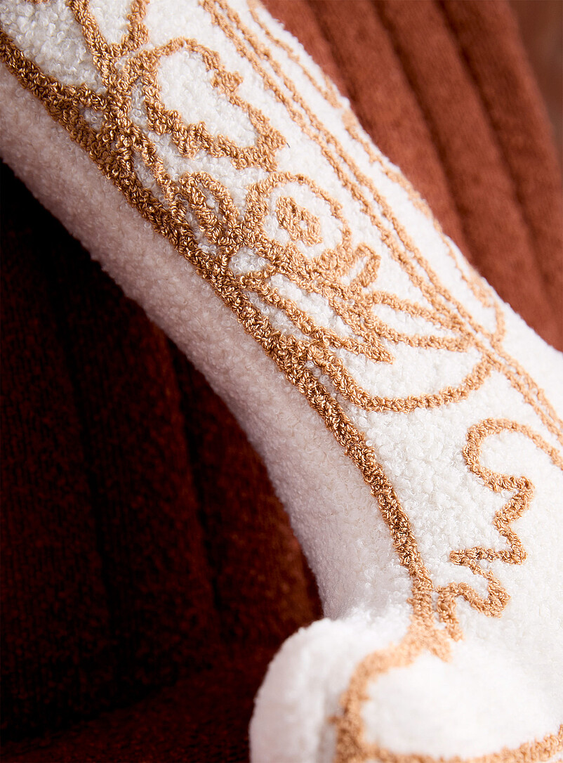 Cowboy boot high-pile fleece cushion 45 x 33 cm product image 2
