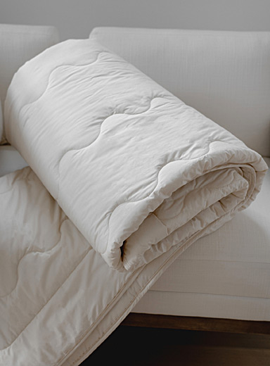 Organic cotton and wool duvet