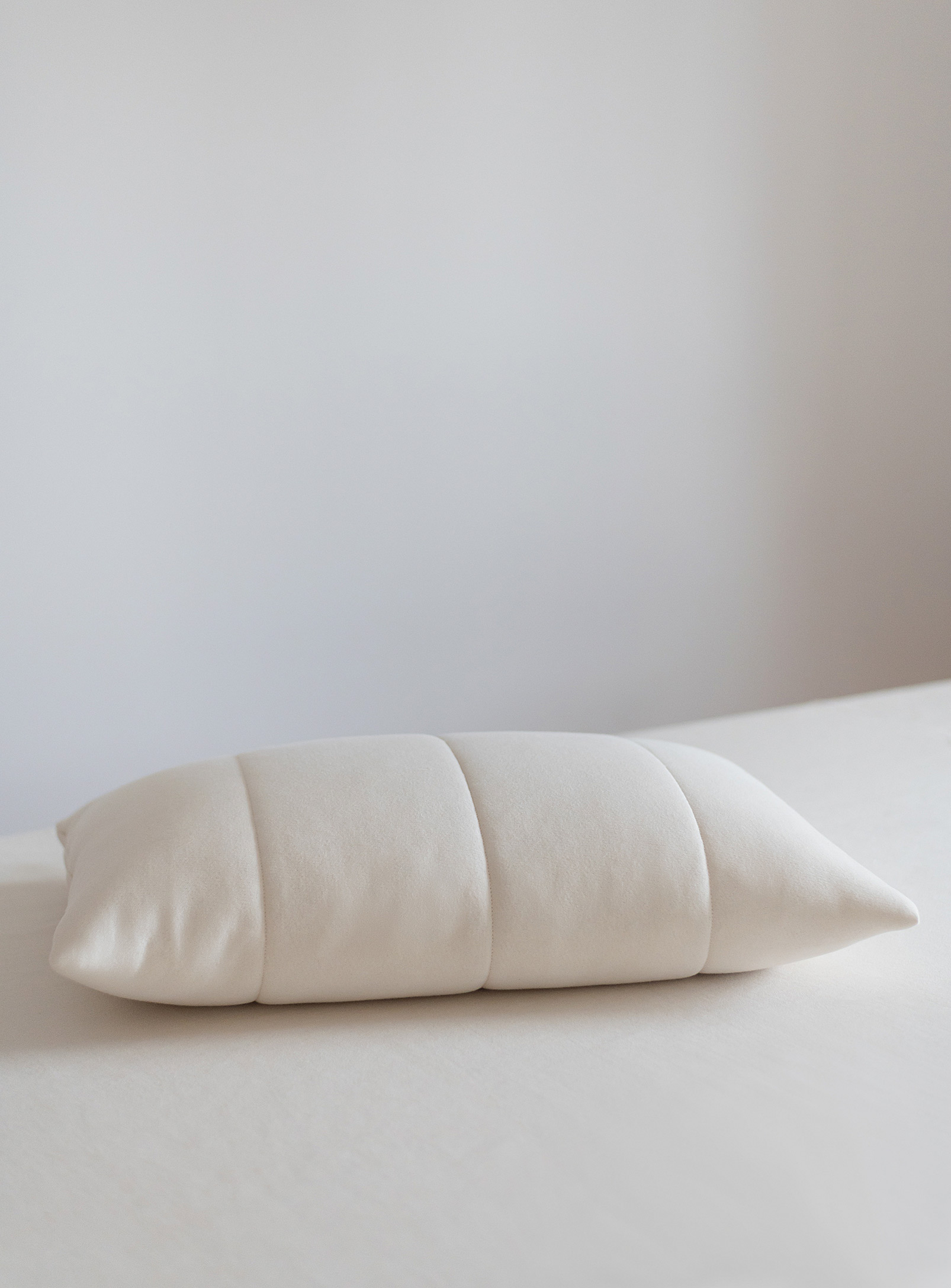 Obasan Organic Wool And Latex Pillow In White