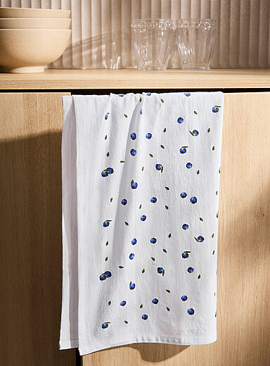 Le linge &agrave; vaisselle motif estival