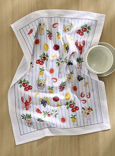 Le linge &agrave; vaisselle saveurs d'&eacute;t&eacute;