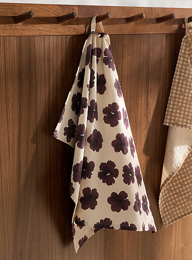 Le linge &agrave; vaisselle motif d'automne