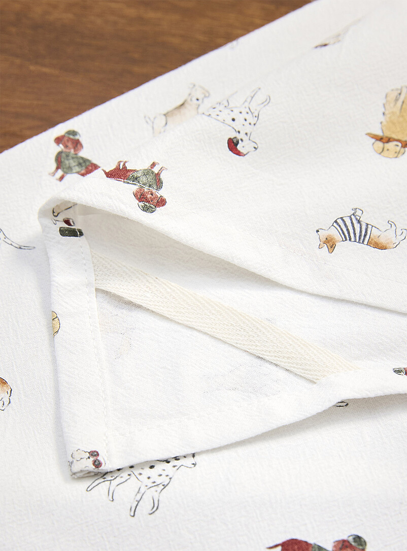 Sweet dog life tea towel product image 2