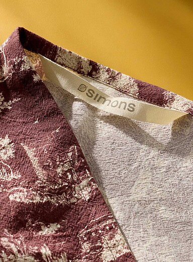 Autumn pattern tea towel
