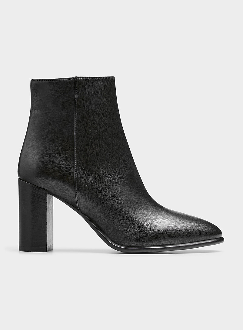 Block-heel leather boot Exclusive collection from Italy Women product image (primary)
