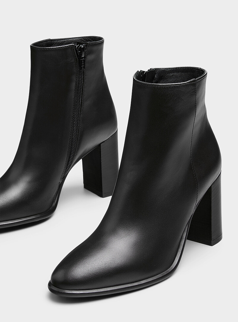 Block-heel leather boot Exclusive collection from Italy Women product image 2