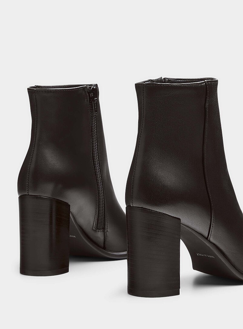 Block-heel leather boot Exclusive collection from Italy Women product image 3