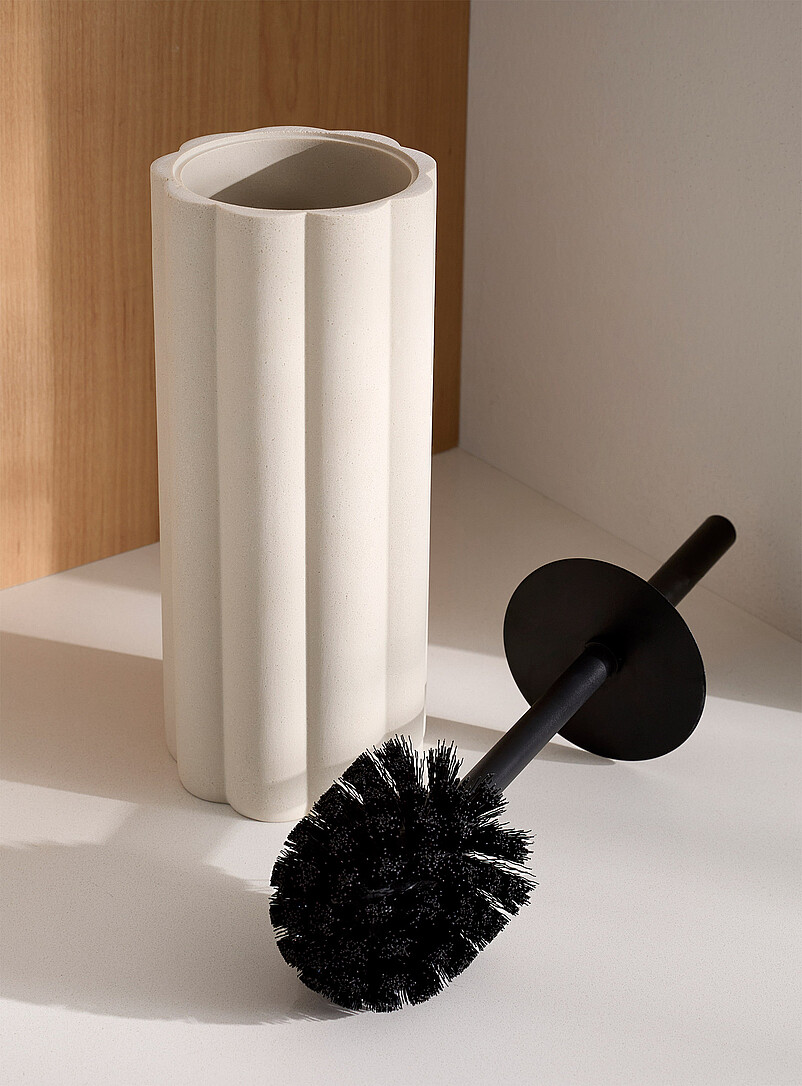Floral silhouette toilet brush product image 2