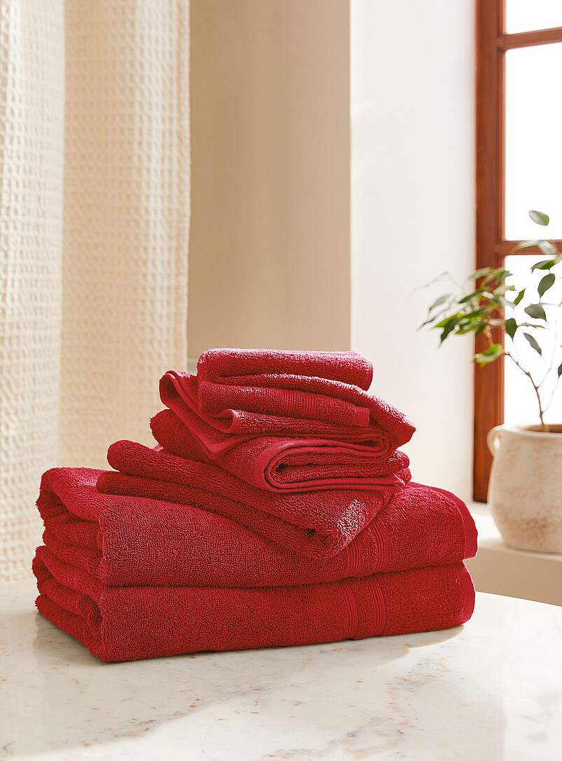 Pure organic cotton towels Set of 6 product image (primary)