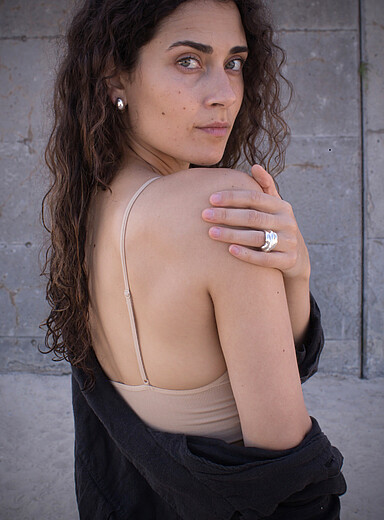 La bague Marianne en argent sterling