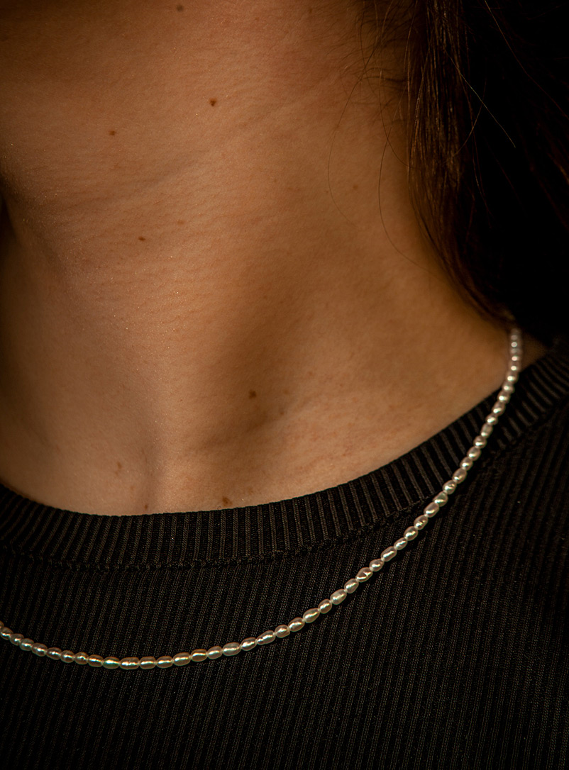 SarahBijoux: Le collier miniperles d'eau douce Nacr&eacute;
