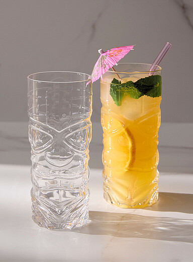 Les verres tiki Ensemble de 2