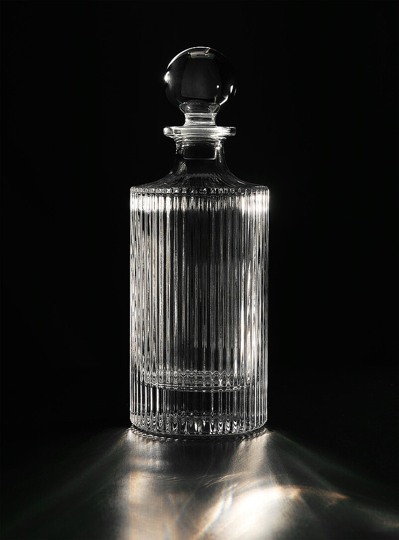 Ribbed carafe product image (primary)
