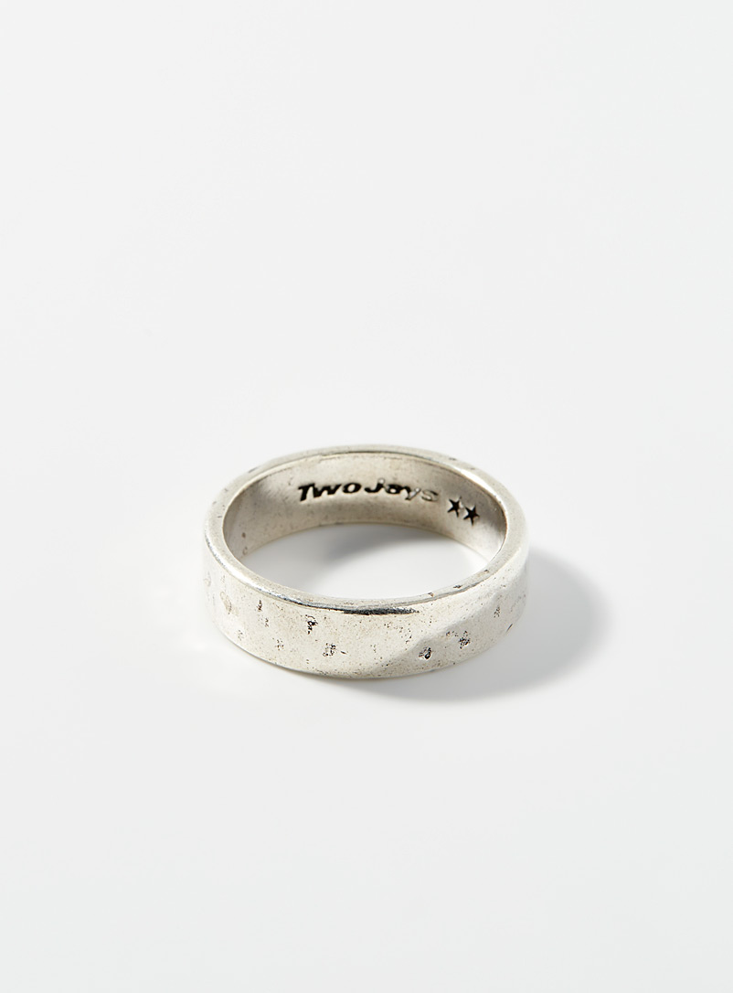 Twojeys Silver Silver 01 ring for men