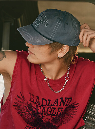 Rodeo sun-faded dad cap