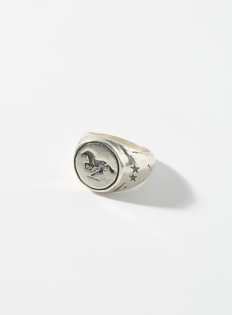 Horse signet ring product image (primary)