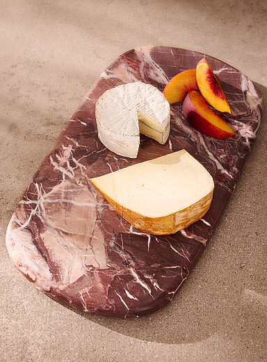 Le plateau &agrave; fromage marbre