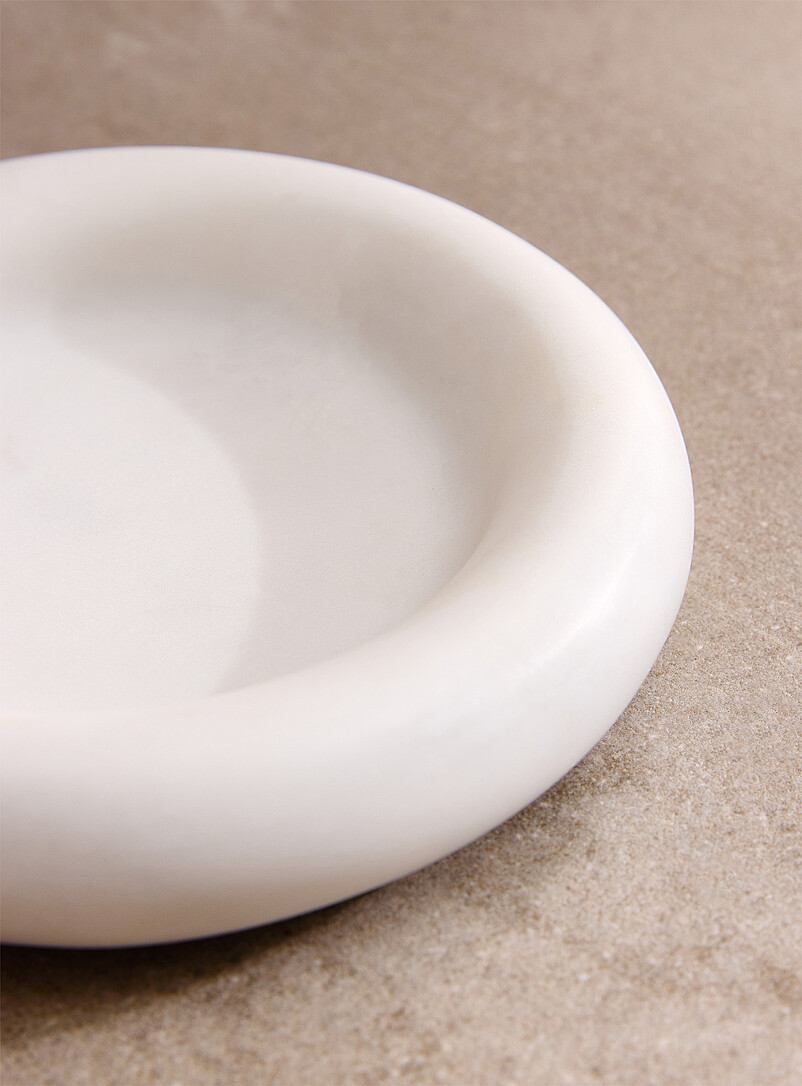 Round genuine marble tray product image 2