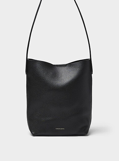 Everyday grained leather small hobo bag