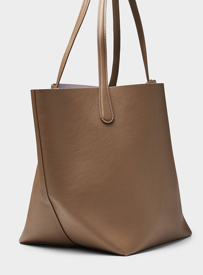 MANSUR GAVRIEL Brown Everyday brown grained leather XL tote bag for women