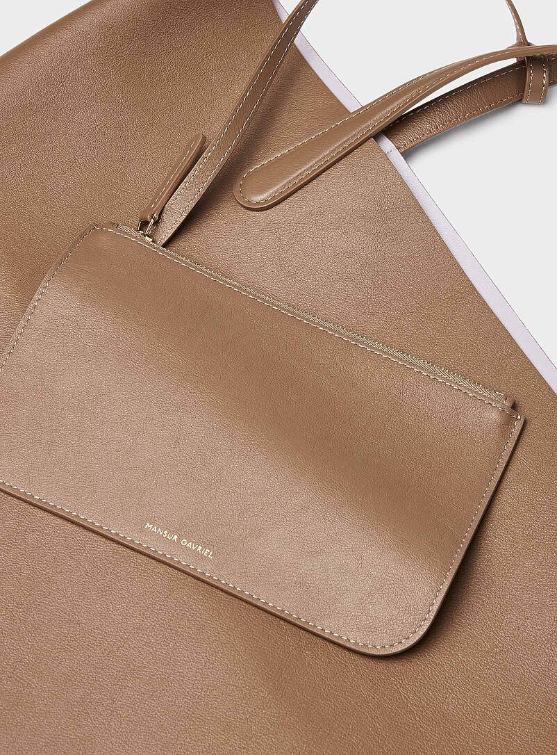 MANSUR GAVRIEL Brown Everyday brown grained leather XL tote bag for women