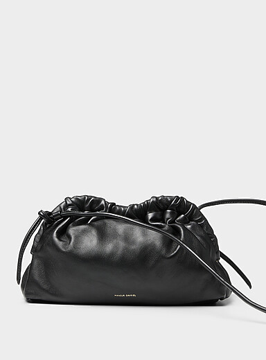Le minsac cuir Cloud noir