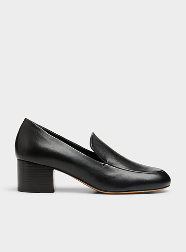 Le fl&acirc;neur cuir &agrave; talon Wren <b>Fait au Portugal</b> Femme