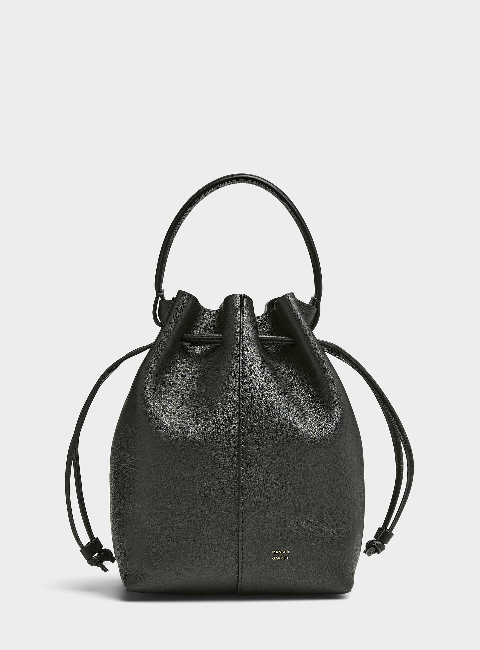 MANSUR GAVRIEL - Dea leather bucket bag (Women, Black, ONE SIZE)