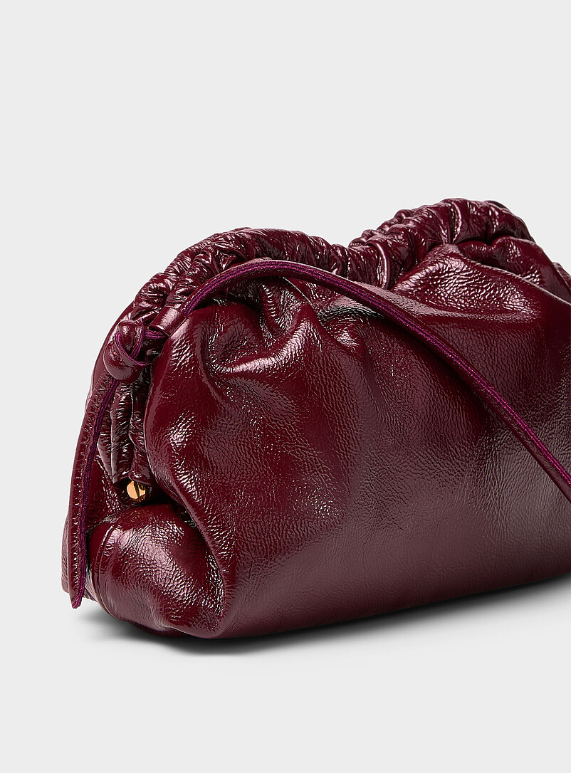 Cloud burgundy leather mini bag product image 2