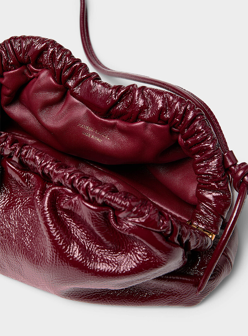 Cloud burgundy leather mini bag product image 3