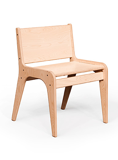 La chaise pour enfant bois naturel
