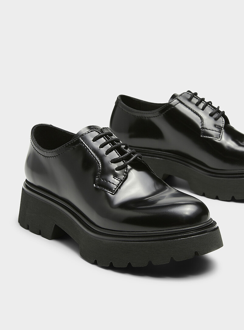 women's leather dress shoes canada Gaggio Calzoleria Toscana Parma Calf Cap Toe, Black / 48 EU