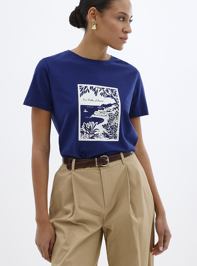 Printed Pima Cotton T-Shirt