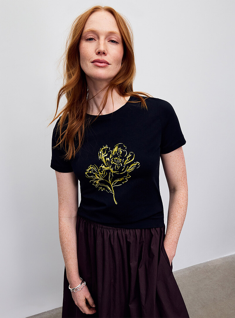 Printed Pima Cotton T-Shirt