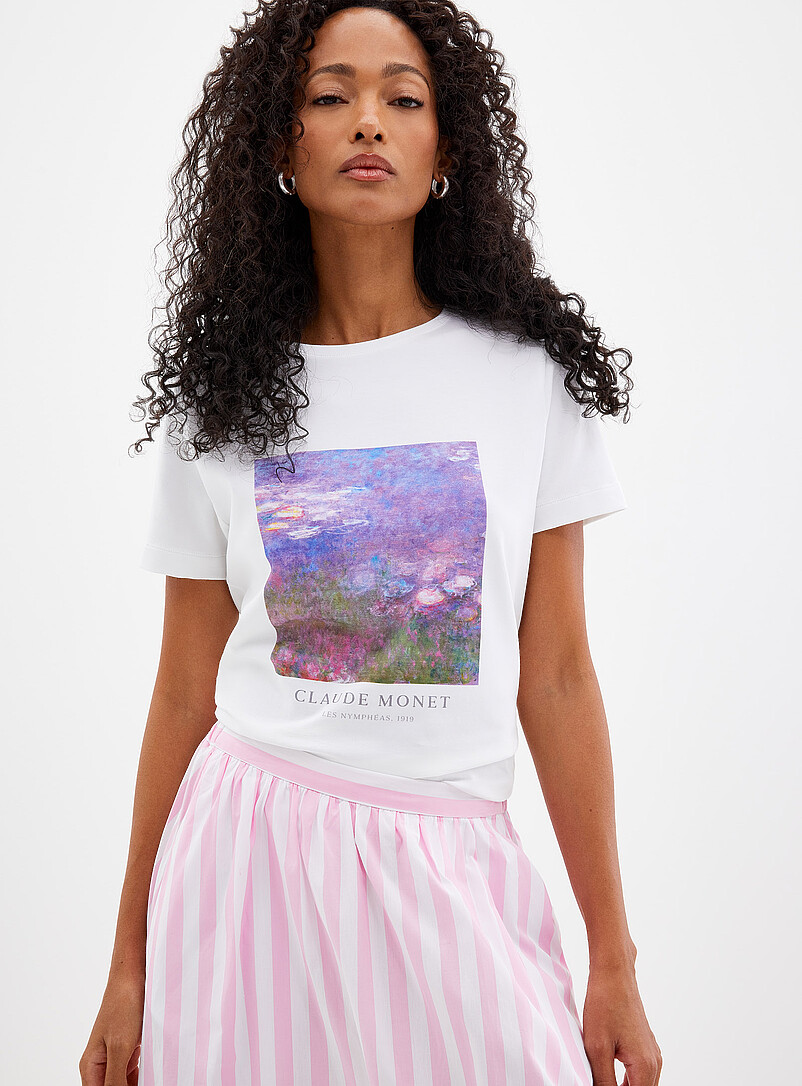 Monet Pima Cotton T-Shirt A Tribute To Claude Monet Collection