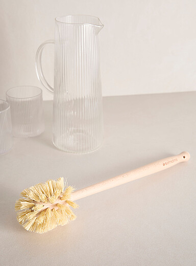 La brosse &agrave; bouteille bois et sisal