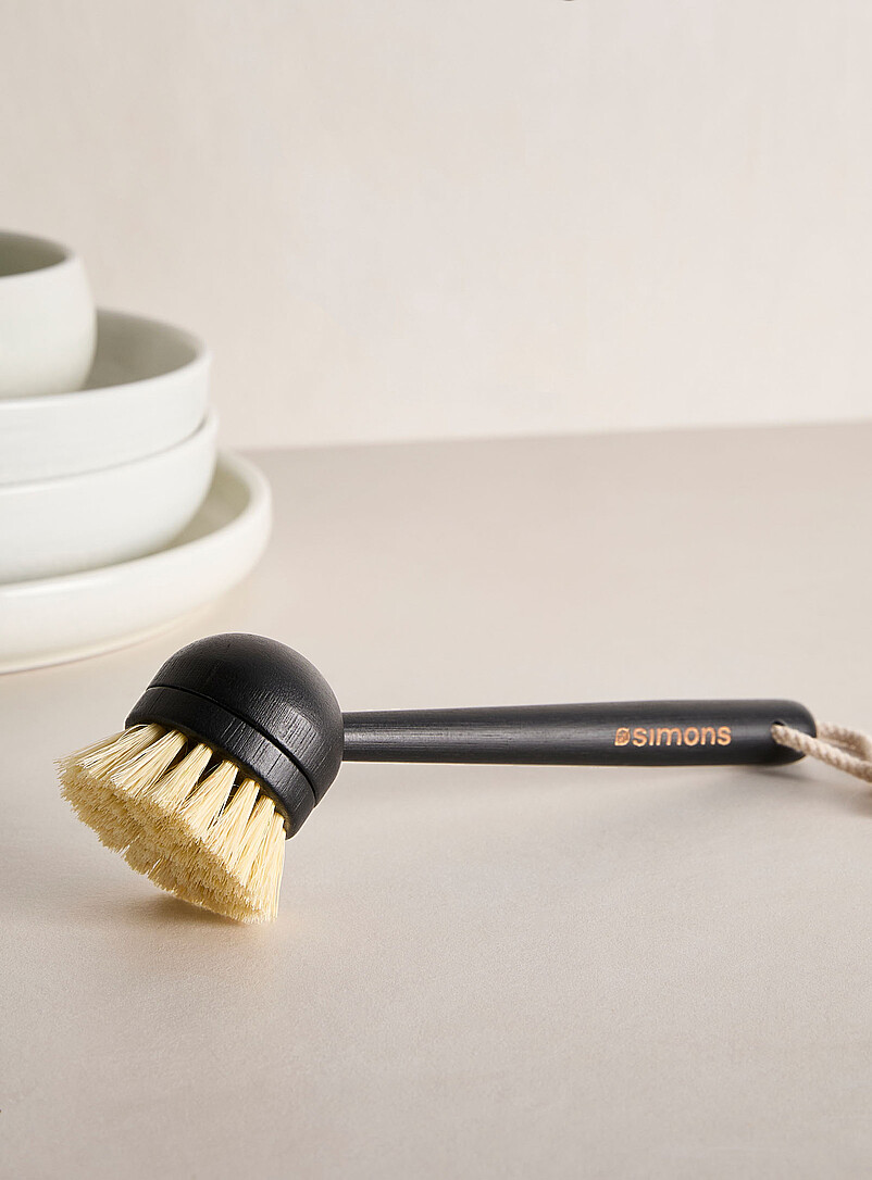 Wood and sisal dish brush product image (primary)