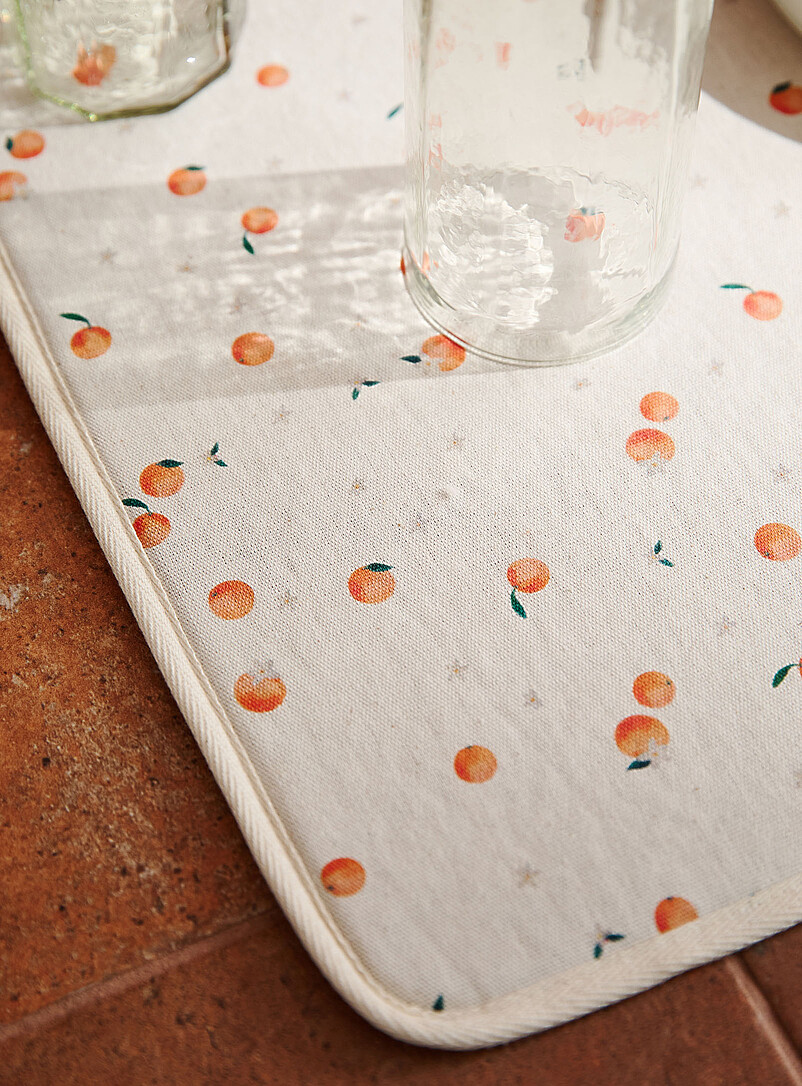 Patterned dish drying mat product image 2