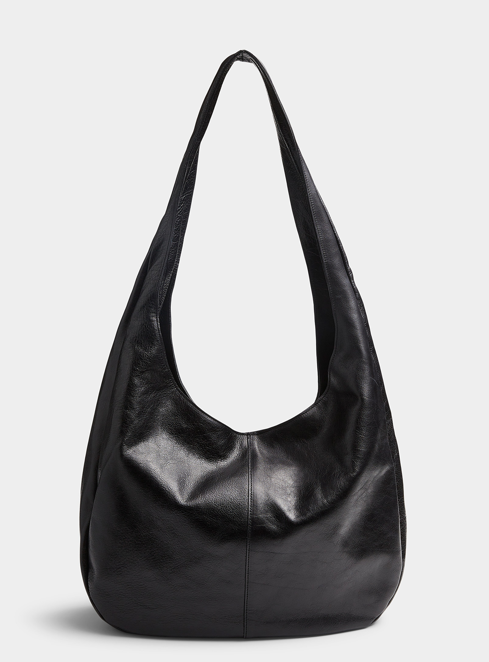 Brussosa Supple Leather Lee Tote In Brown