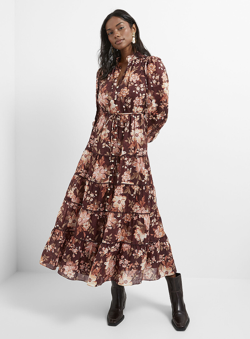 Simons Ruffle Robe Ever New: Clothing Collection for Women | Simons Canada
