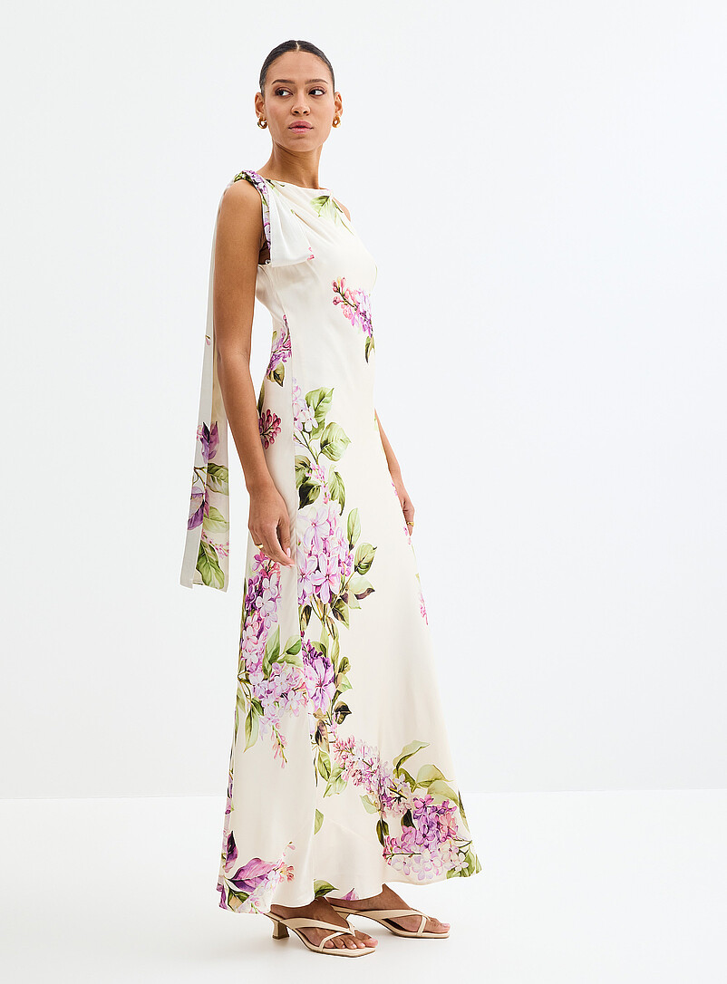 Ever New Robe La robe foulard parfum de lilas Ariane | Ever New | Robes longues et ...