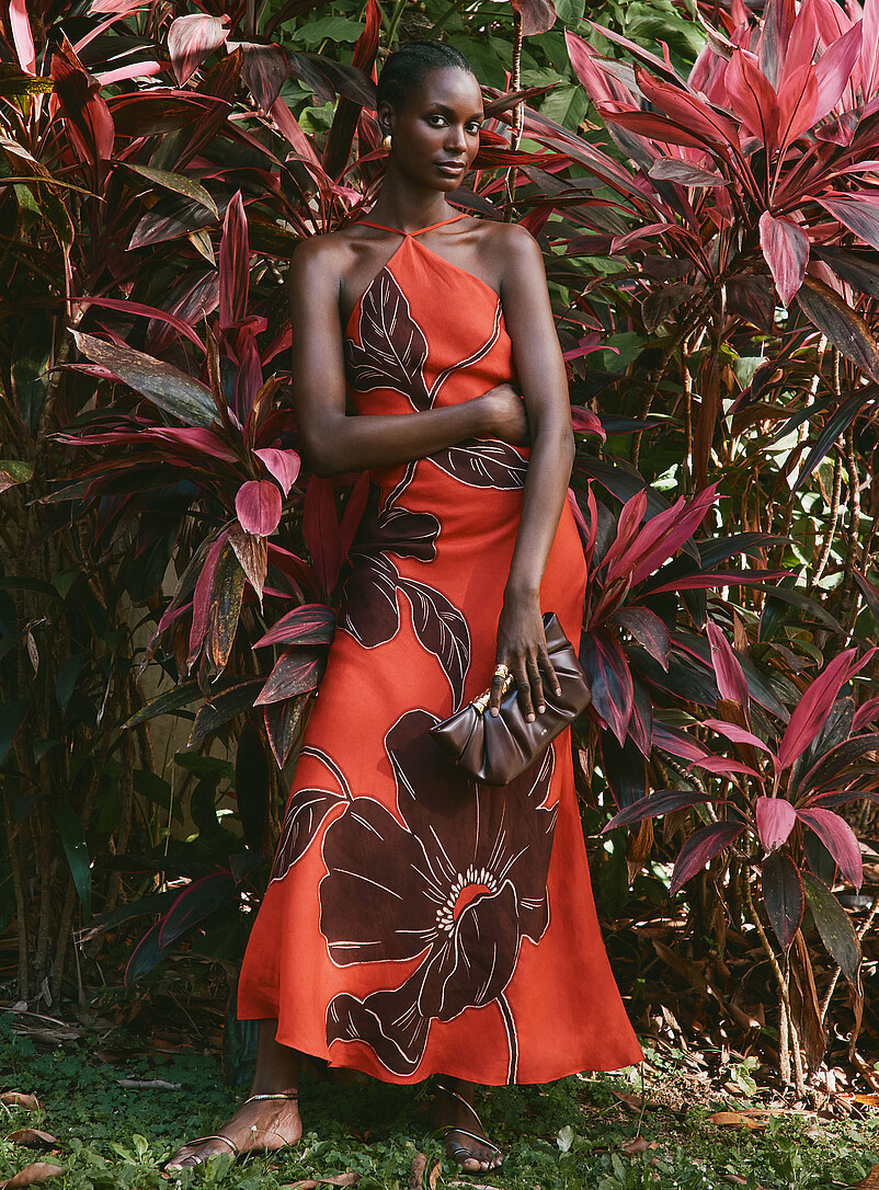 Nova Vivid Floral Maxi Dress