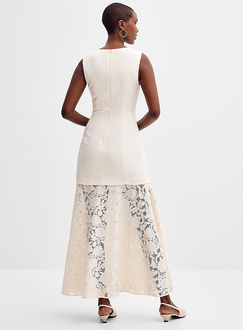 Joan romantic lace tiered dress product image 3