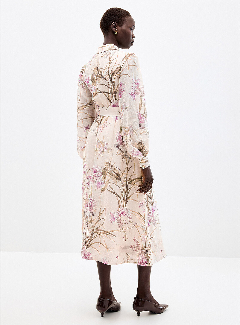Hazel delicate blooms tie-belt dress product image 3