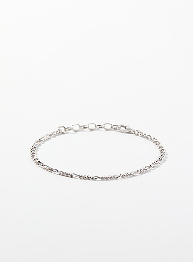 Le bracelet maille figaro