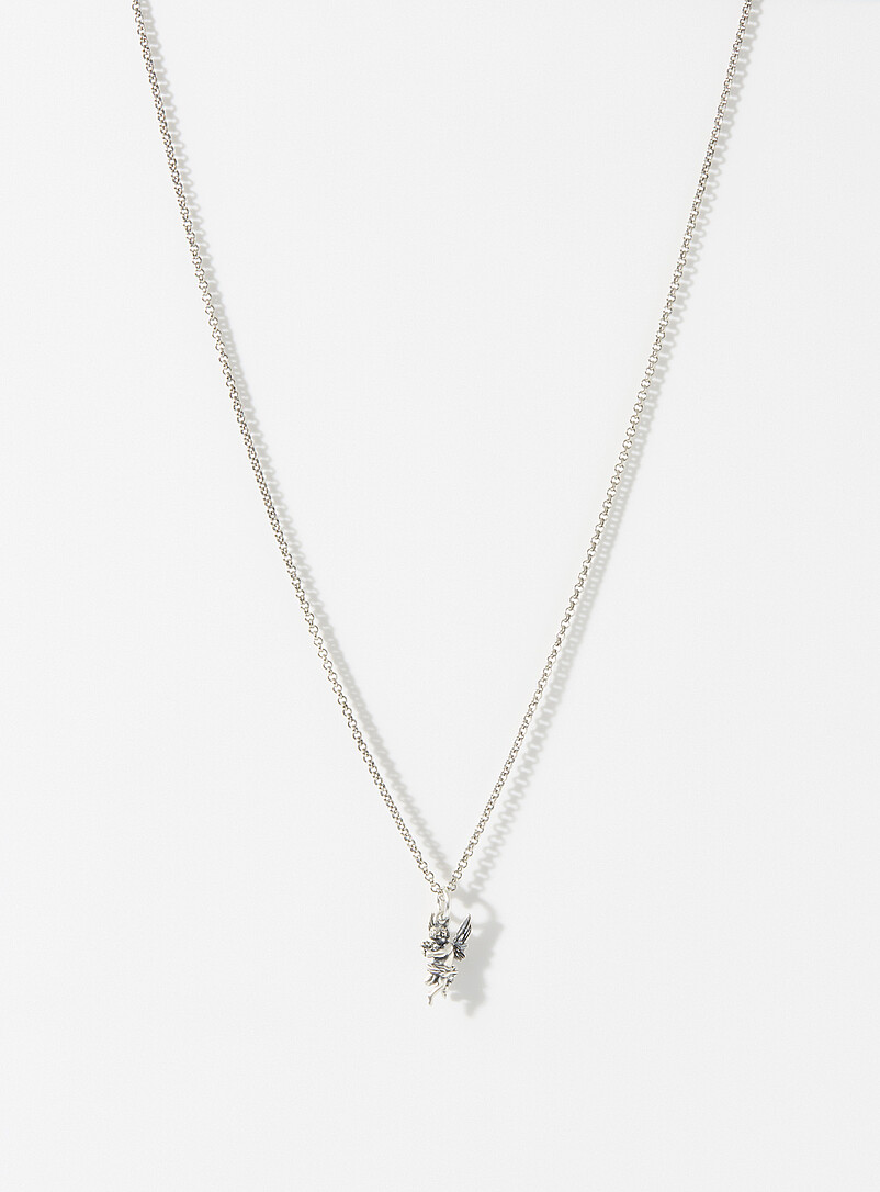 Cherub pendant necklace product image (primary)
