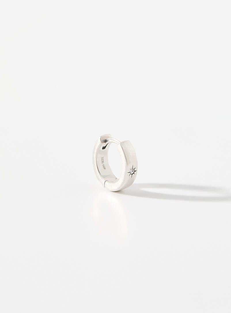 Asteria silver earring product image (primary)