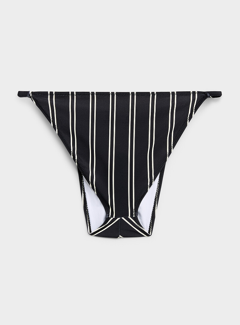 Coyote Jocks: Le maillot slip c&ocirc;t&eacute;s &eacute;chancr&eacute;s Noir pour homme