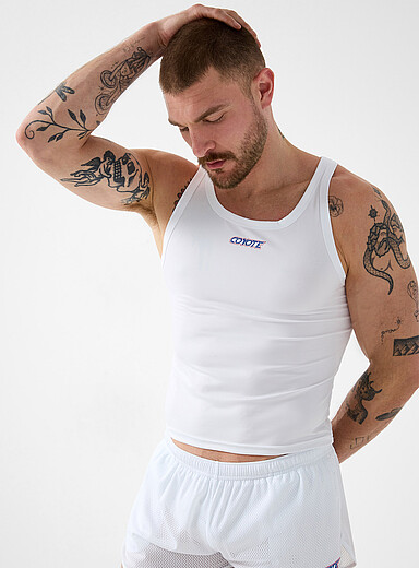 La camisole courte logo